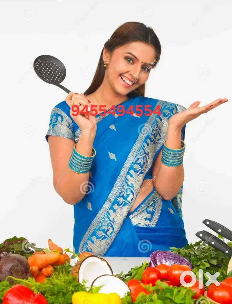 सुबह 1 टाइम घर में 3 लोगों का खाना बनाने वाली महिला की जरूरत है