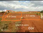 It is a 9.6 cents west facing plot very near to NH service road,