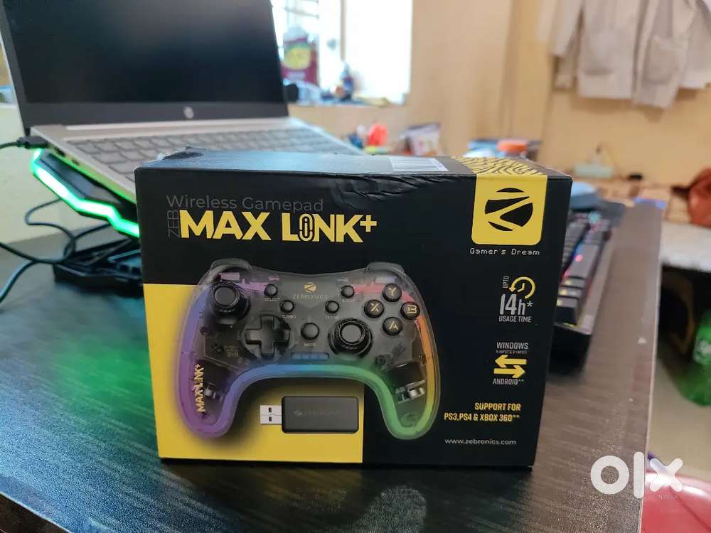 Zebronics wireless gamepad MAX LINK+