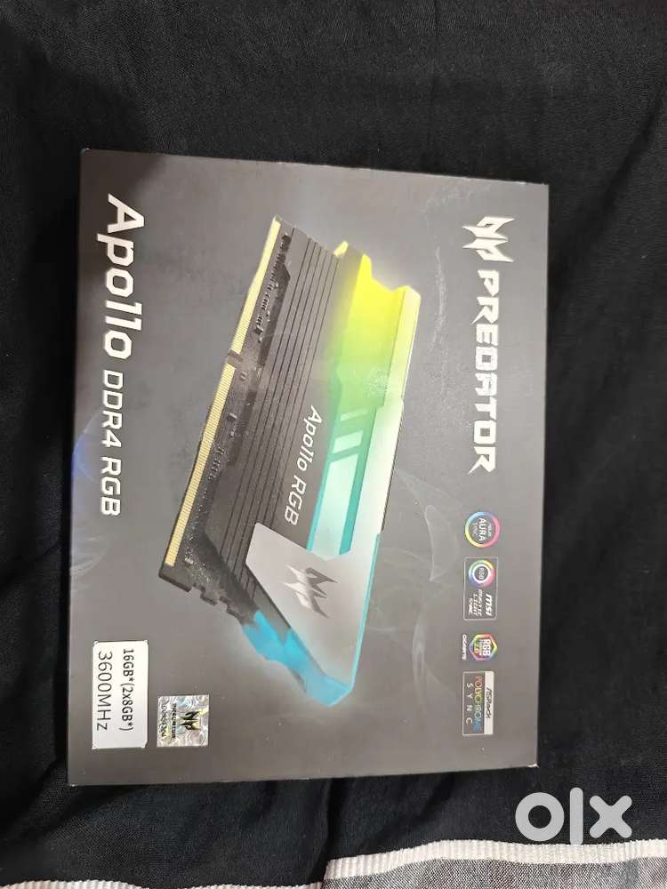 Acer predator apollo 16gb kit 3600MHz RGB