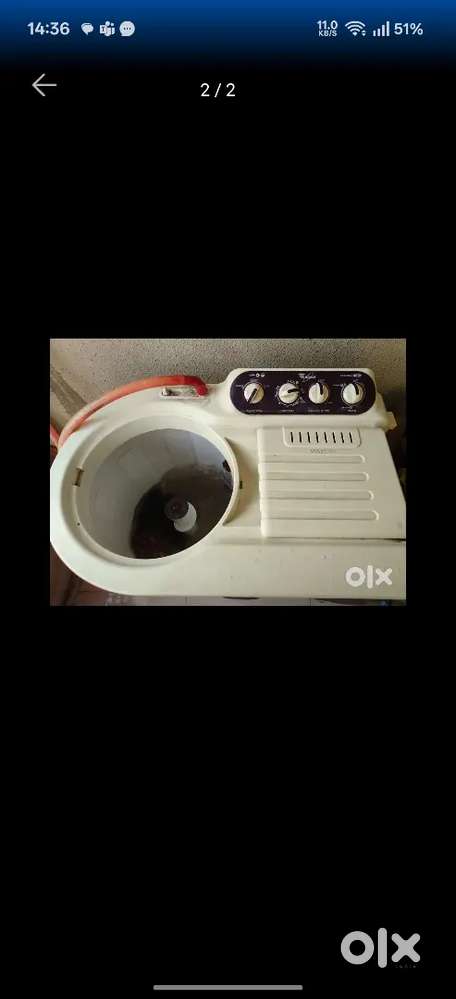 Semi automatic washing