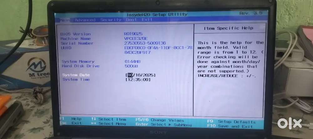 Sony laptop