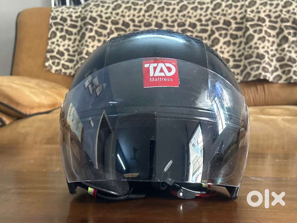 Black matte finish new helmet