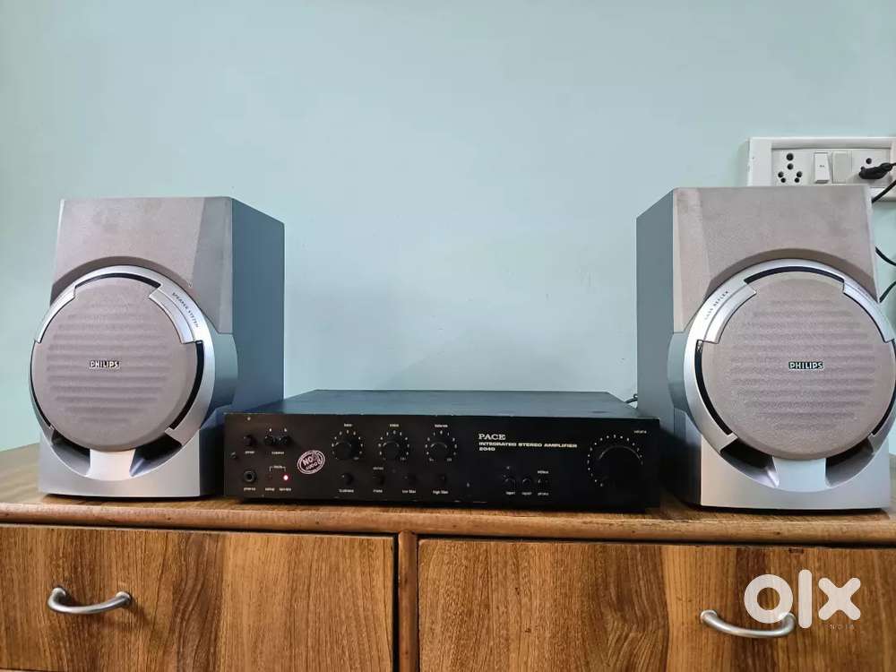 Pace stereo amplifier with Philips speaker