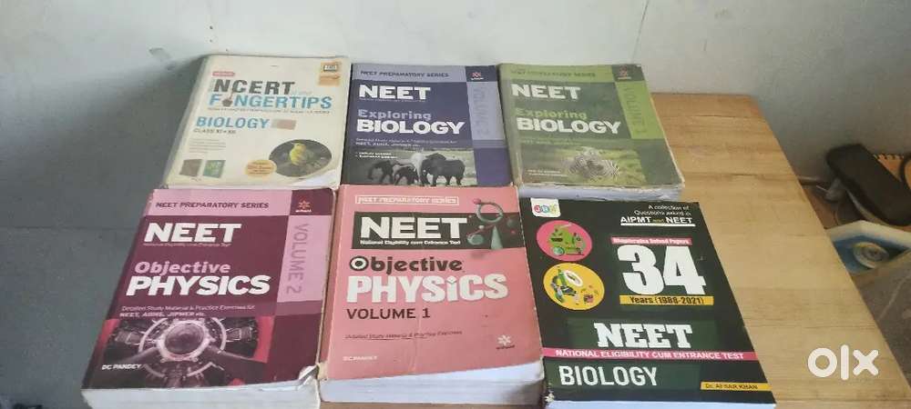 NEET Preparation Book Set – Used, Good Condition negotiable!!!