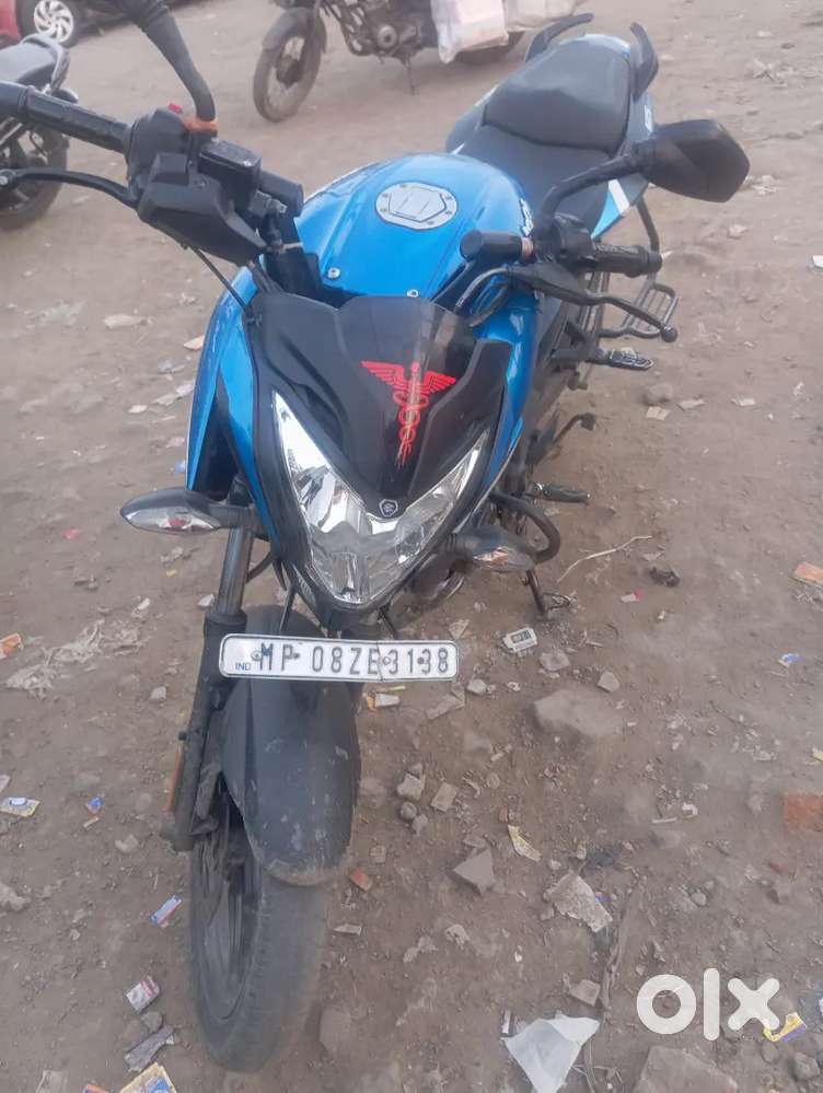 Ns125 bajaj pulsar blue and black combo