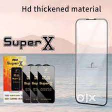 2 pic super x big curved glass for mi note 8 pro and redmi 9 prime