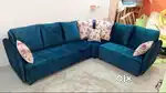 7 seater 1 year old L shape Sofa