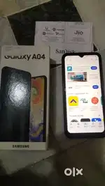 SAMSUNG A04 MOBILE. 4/64 ,  BILL & BOX. NEW DISPLAY
