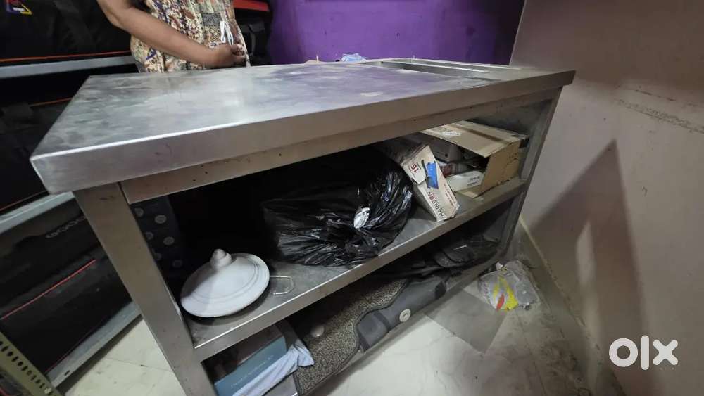 Salad counter and Wash basin used for Bakery