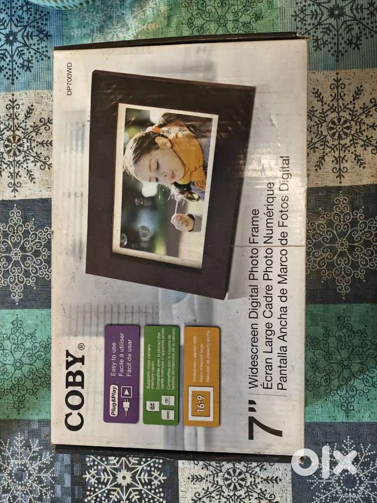 Coby New Digital Frame, Digital Watch, 7 Screen