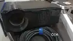 Projector with HDMI cable and stand