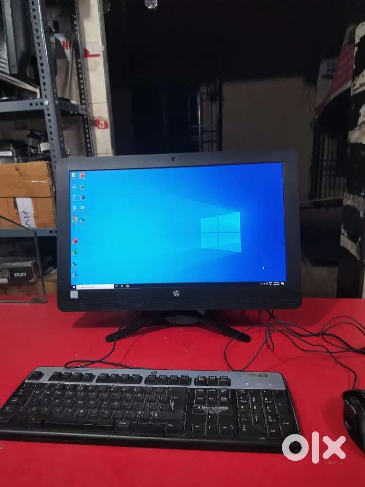 Hp all in one pc perfect working and new looking condition .