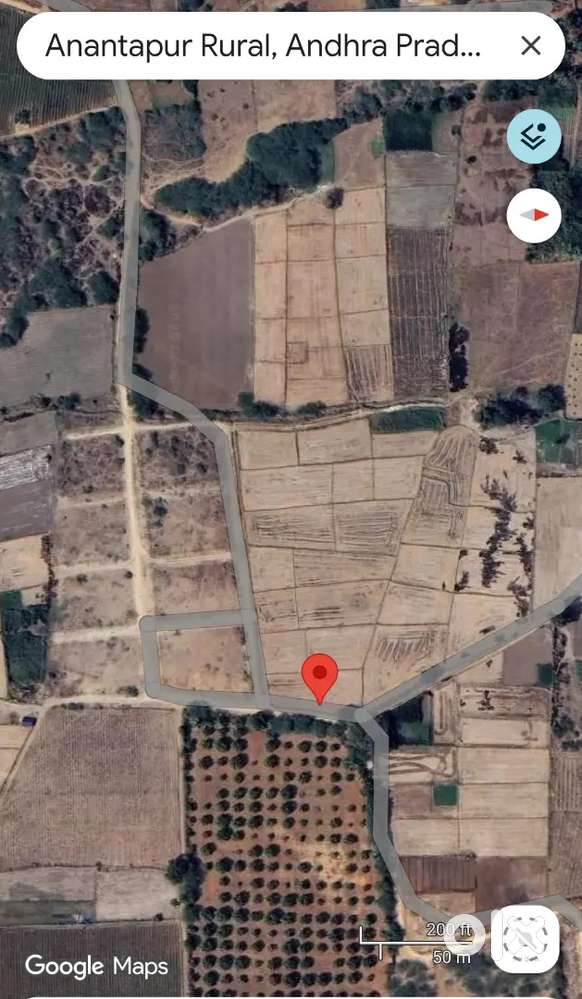 East Face 50cents Aggriculture Land near Kandukuru Village Anantapur