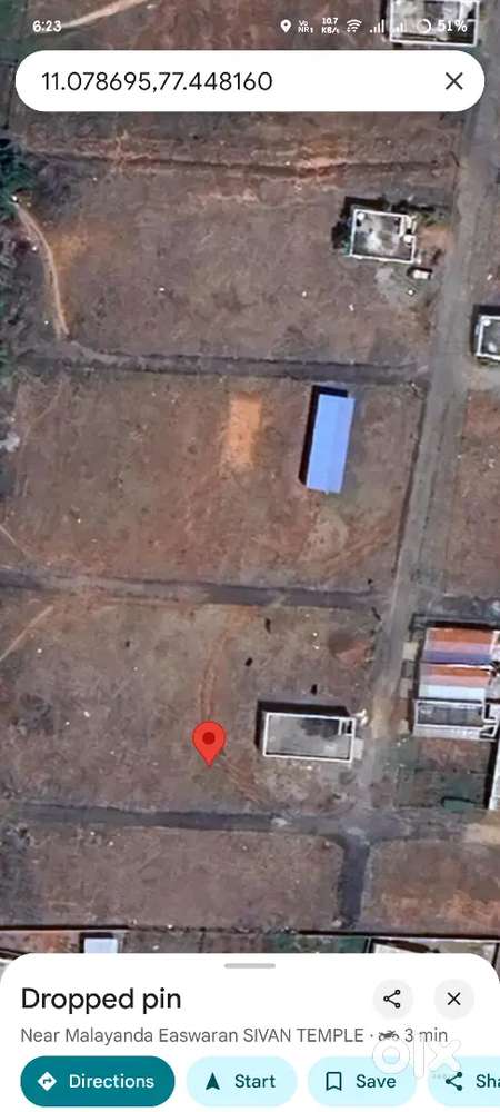 3 CENT (DTCP APROVED) LAND FOR SALE-NACHIPALAYAM,KANGAYAM ROAD,TIRUPUR