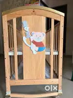 Baby teddy wooden crib 9 in 1