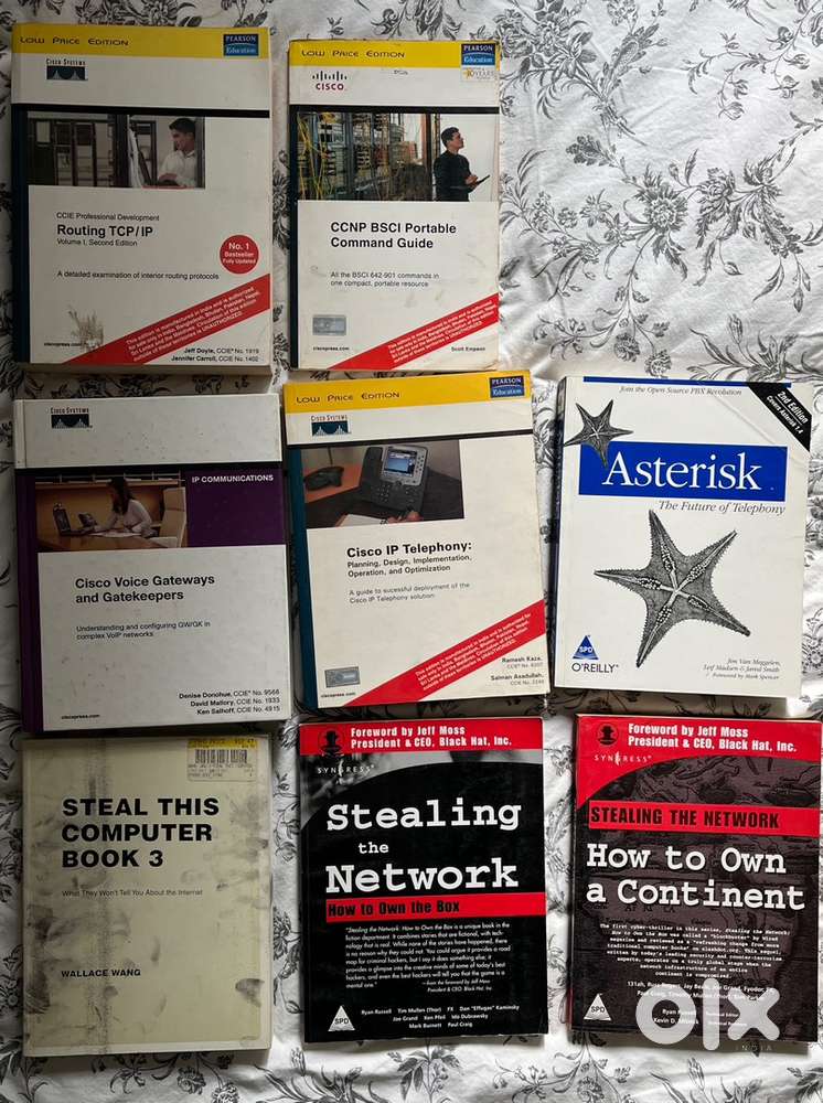Cisco Telephony and network books- 12 books