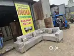 L shape sofa set
