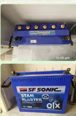 Inverter with battery