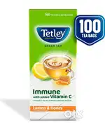 Sealed tetley green tea bag 150 tea bags honey and lon flavour