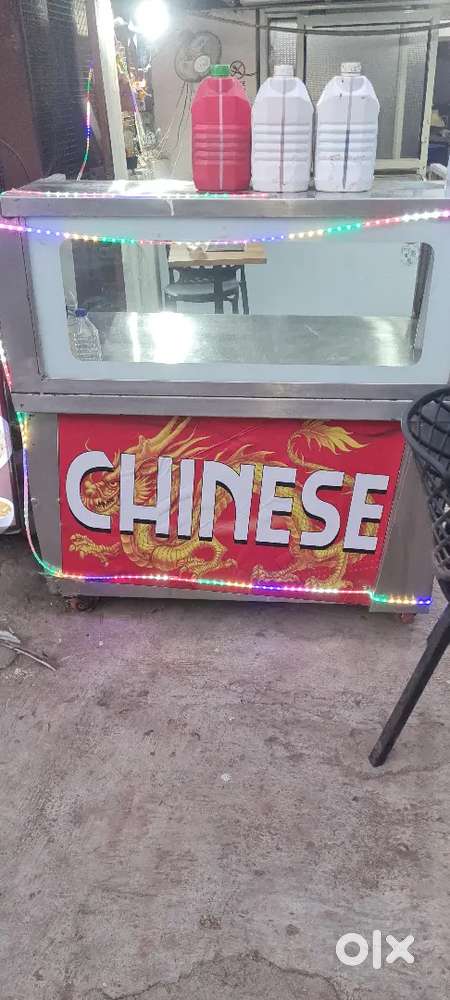 Counter available momos and shawrma