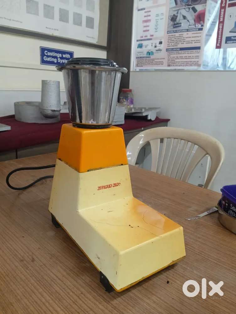 Kitchen King 600W Mixer Grinder Heavy-Duty Vintage, Working Perfectly