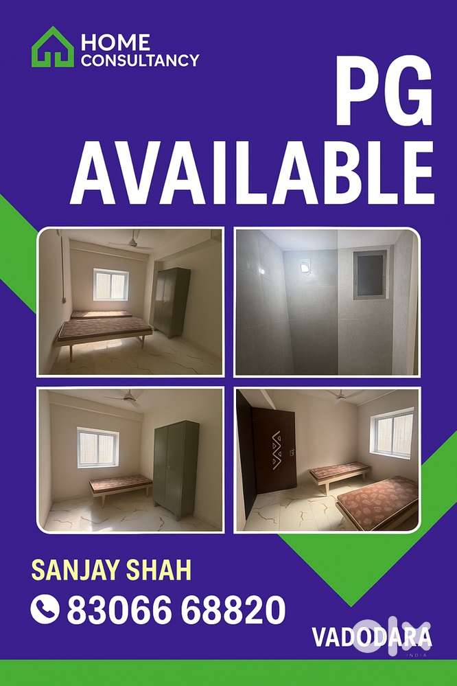 Payingguest for rent in manjalpur