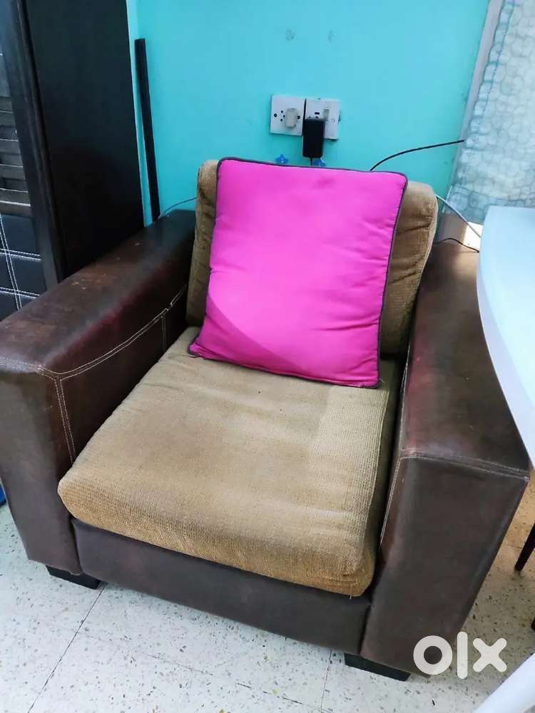 2+1 Sofa sets and glass wardrobe for sale