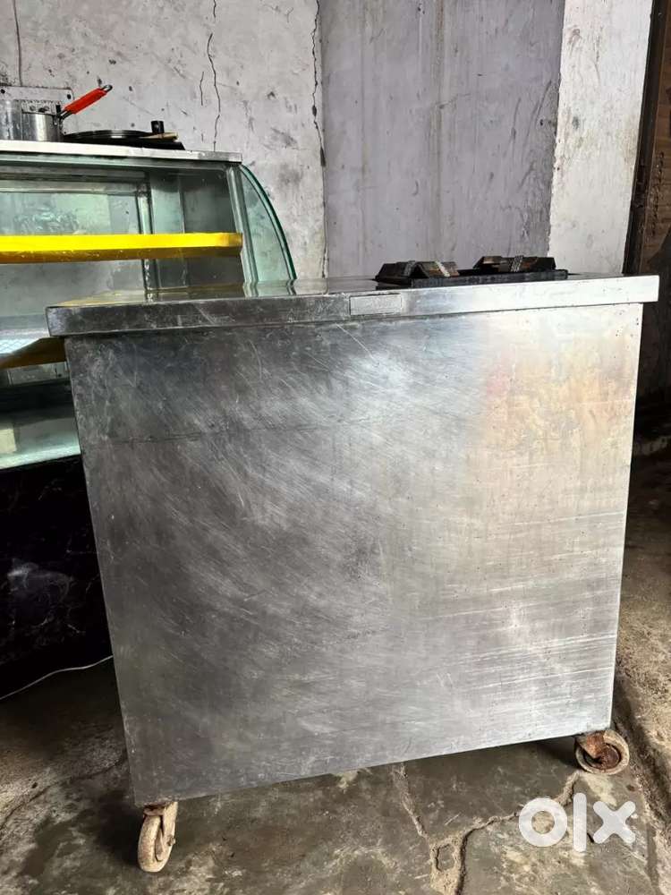 Table with Bhatti tea counter