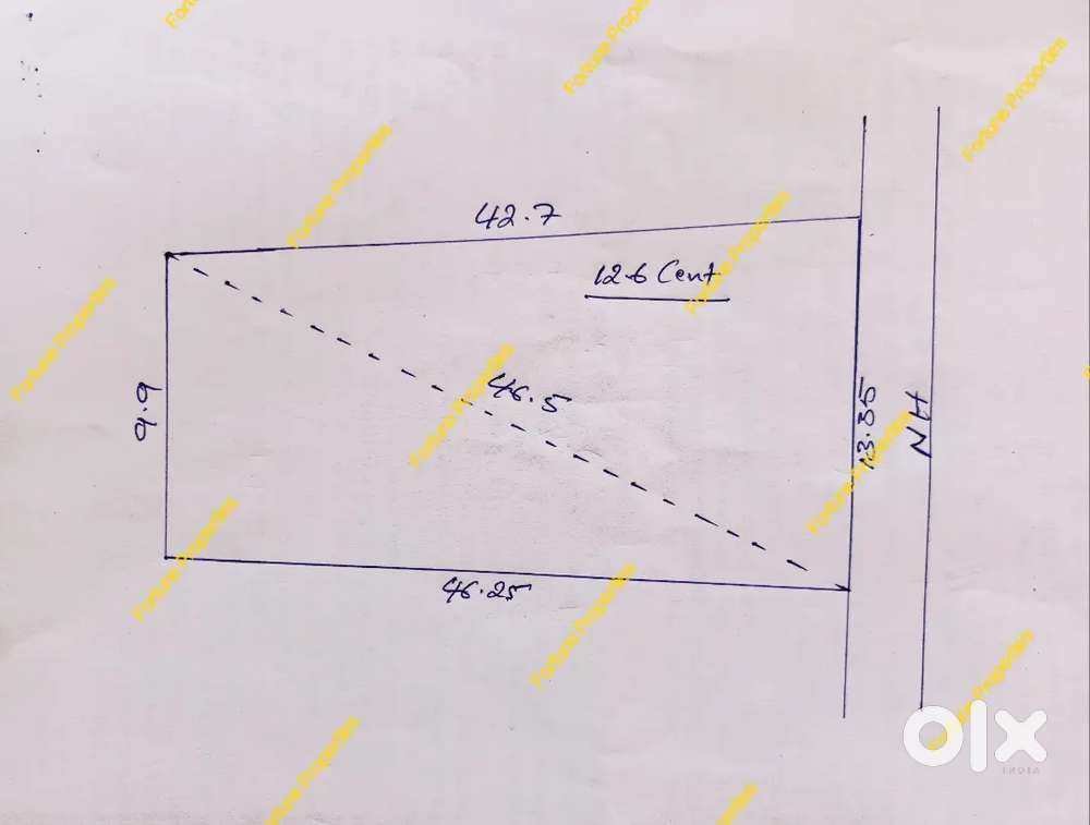 Pallikkunnu NH - Plot for sale