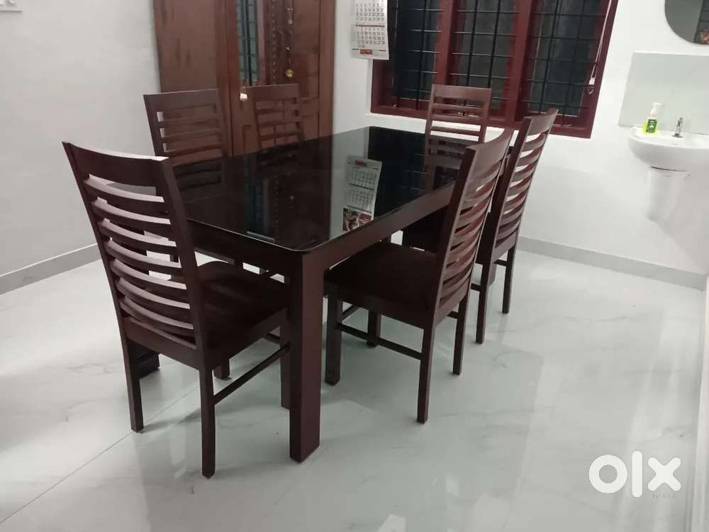 Wooden dining table set available factory direct