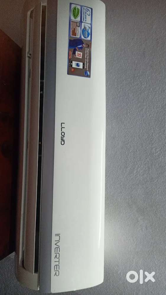 Lloyd 1.5 tan inverter AC indoor outdoor back plate best condition