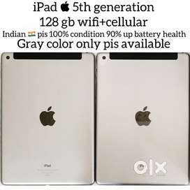 iPad 5th generation, 128 gb, wifi+cellular,only tab available