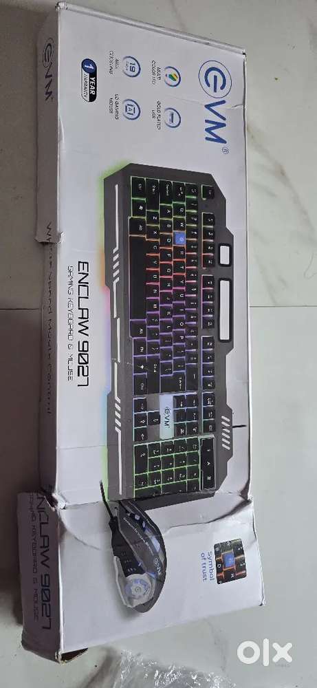 EVM Gaming Keyboard Mouse