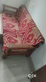 Original teek wood sofa set with tea table