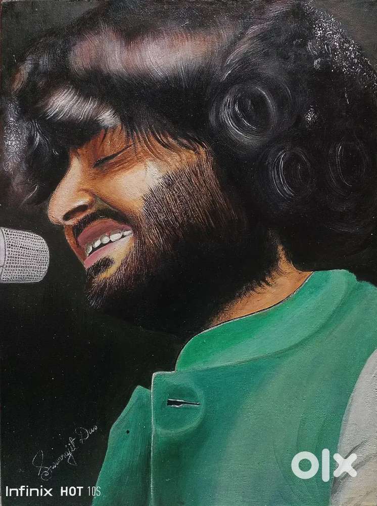 ARIJIT SINGH Acrylic painting
