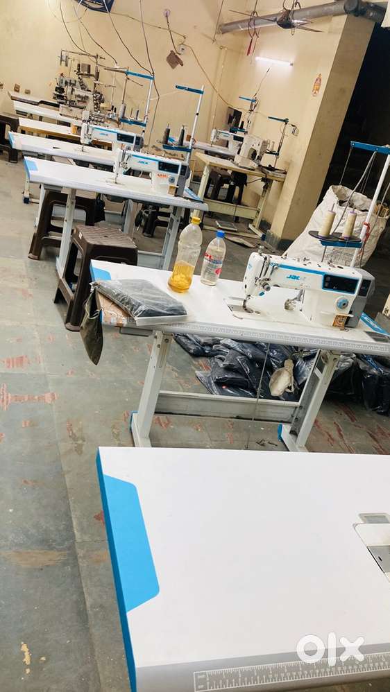 Track pant Factory with all setup single needle machine jack kansai