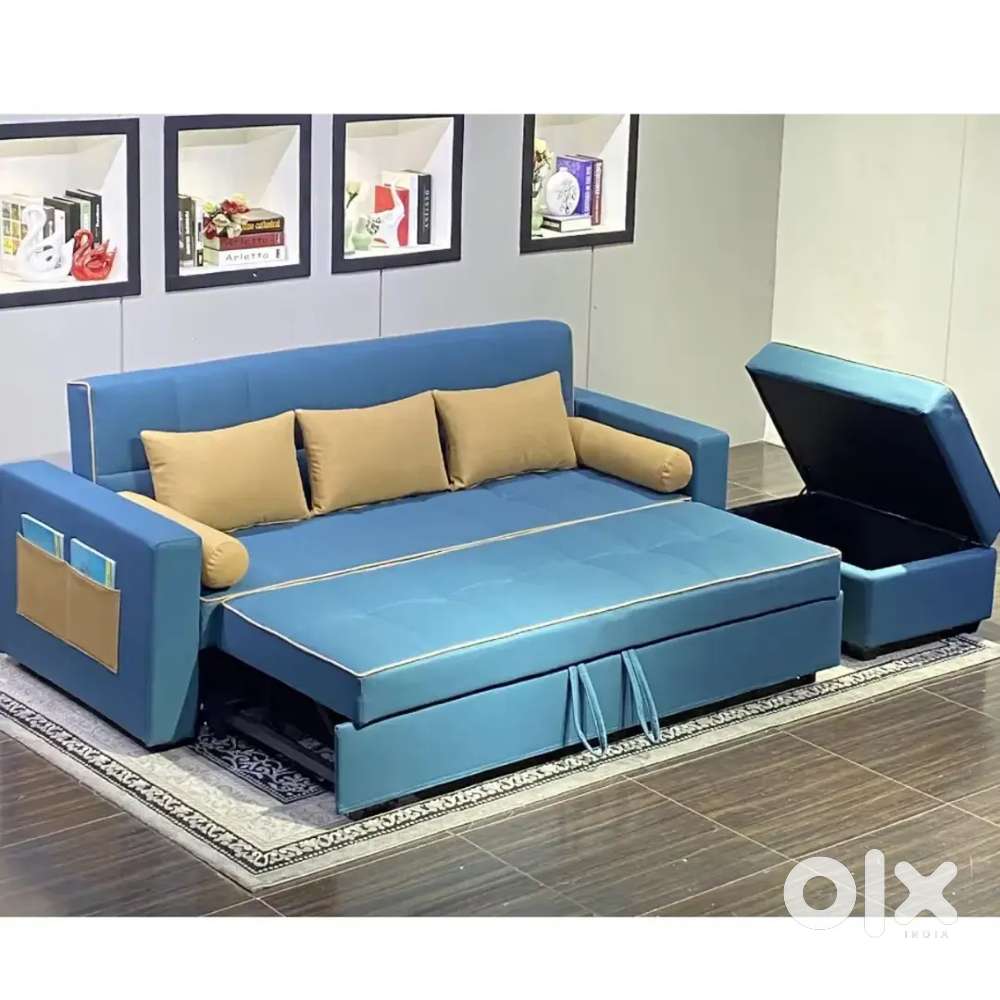 BEDROOM DESIGN 3 SEATER SOFA CUM BED IN EMI AVAILABLE ALIYAR ARHAM