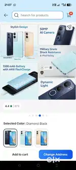 Vivo y 29 5g black