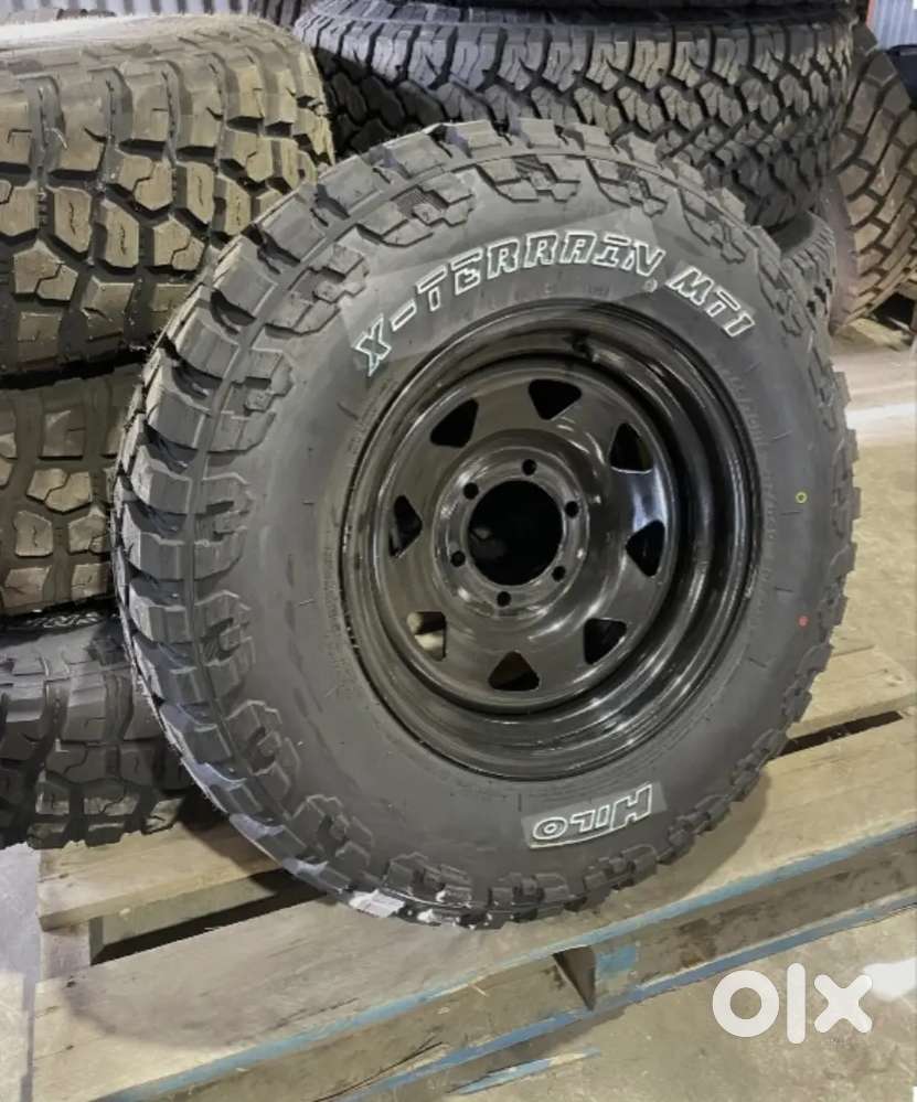 Jeep THAR RWD 4X4 4X2 THAR DI MHAWK ALLOY WHEELS FOR IN SCORPIO S11