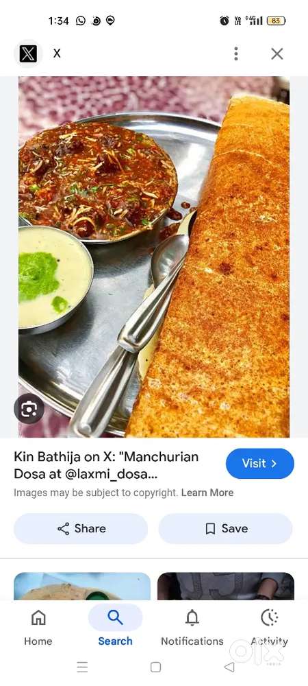 Arjent manchurian karigar joi che