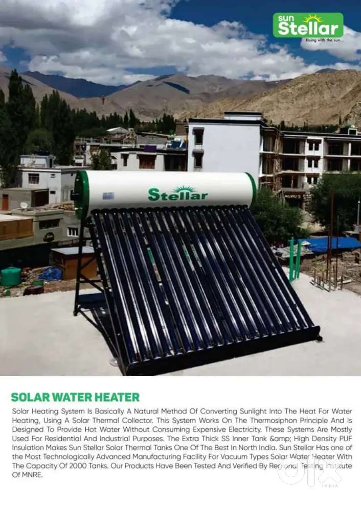 Sun Stellar Solar water Geyser Heater
