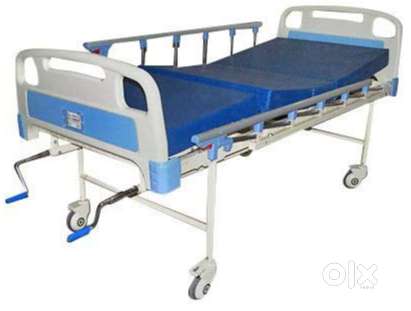 Wellton Healthcare Semi-Fowler Hospital Bed with Mattress