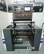 Lahooti aluminum foil rewinding with butter paper printing machine