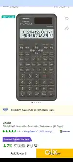 Casio fx-991ms 2nd edition scientific calculator