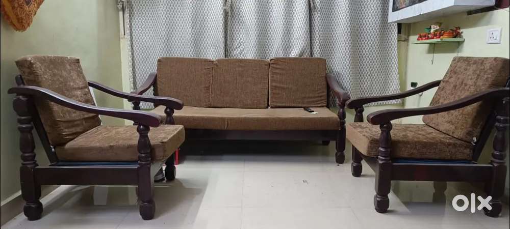 Wooden sofa set