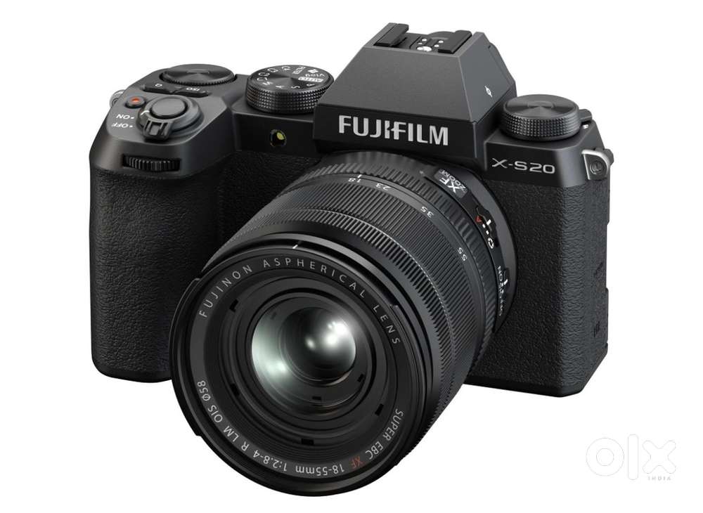 Fujifilm xs20 camera with original and viltrox lenses