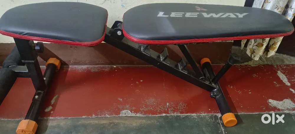 Leeway Bench and Dumbbells set for sale