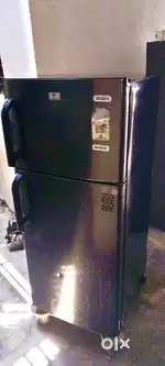 Wooden fridge with stand