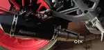 Yamaha R15 v4/v3 Akrophovic exhaust with band pipe with sensor